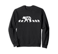 Papa Bear 5 Five Cubs Dad Father Gift Sweatshirt - Minimalist Print Unisex - T-Shirt, Sweatshirt, Hoodie