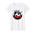 Soccer Mom Loud Proud Sideline Support T-Shirt - Custom Art Print Unisex - T-Shirt, Sweatshirt, Hoodie