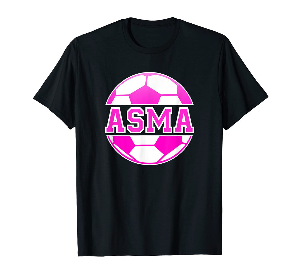 Asma Name Soccer Play Football Sports Fan T-Shirt - Novelty Apparel Unisex - T-Shirt, Sweatshirt, Hoodie