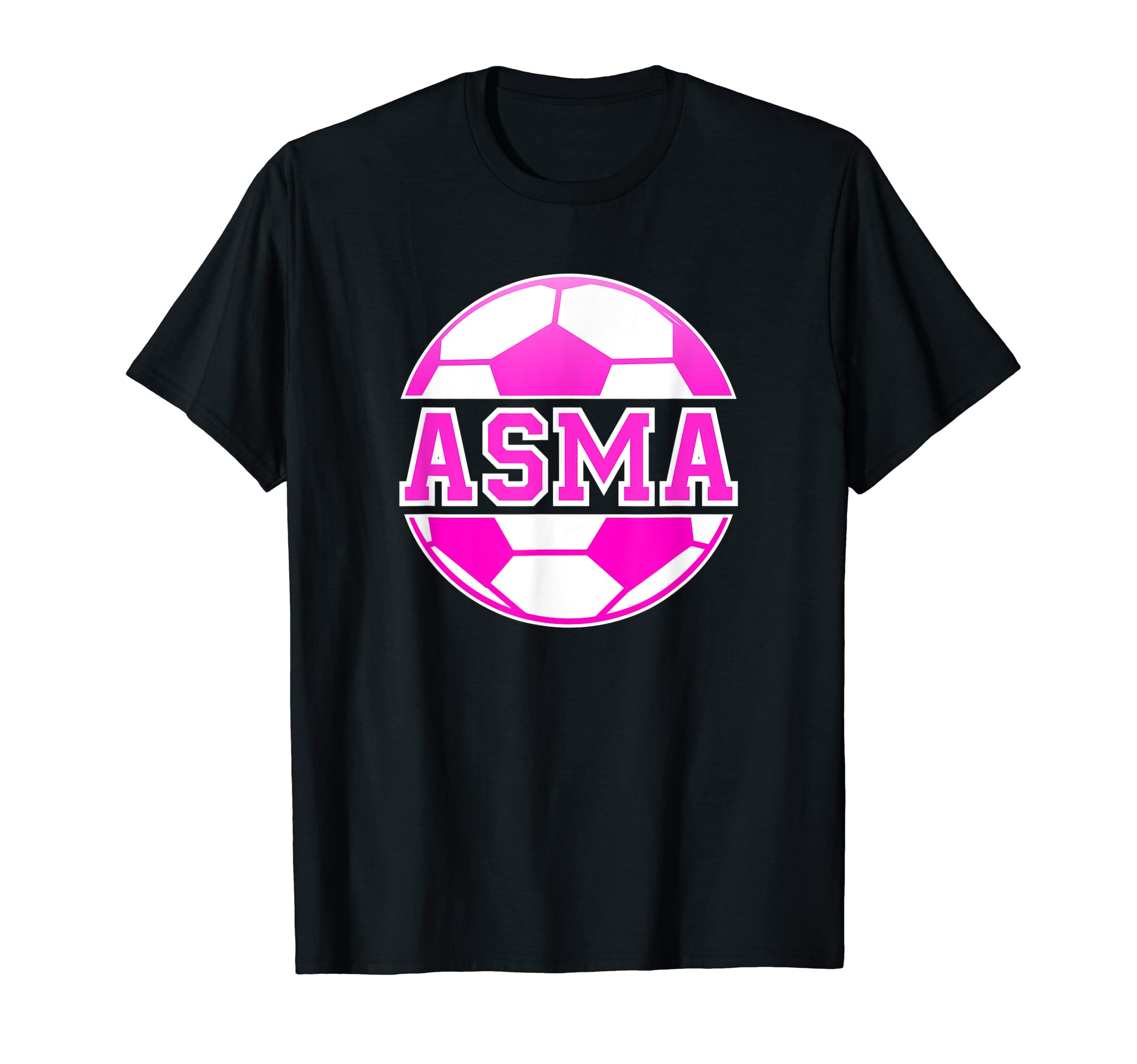 Asma Name Soccer Play Football Sports Fan T-Shirt - Novelty Apparel Unisex - T-Shirt, Sweatshirt, Hoodie