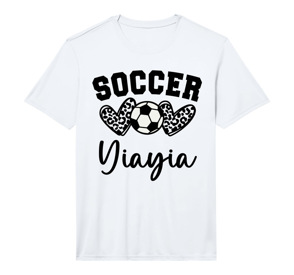 Soccer Yiayia Matching Family Soccer T-Shirt - Minimalist Print for Adults - T-Shirt, Sweatshirt, Hoodie