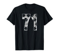 Soccer Pattern Number 71 Jersey Player T-Shirt - Graphic Print Men Women - T-Shirt, Sweatshirt, Hoodie