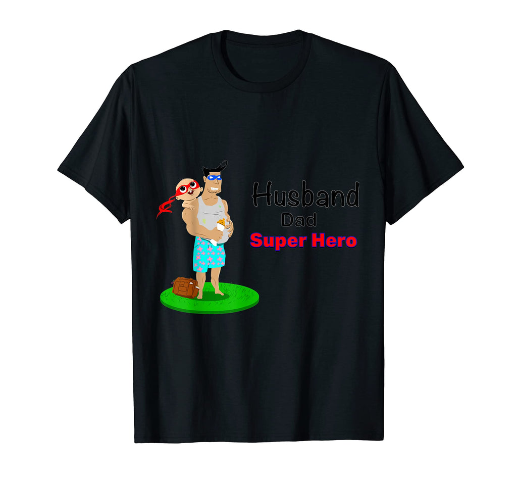 Husband Dad Super Hero T-Shirt - Trendy Graphic Men Women - T-Shirt, Sweatshirt, Hoodie