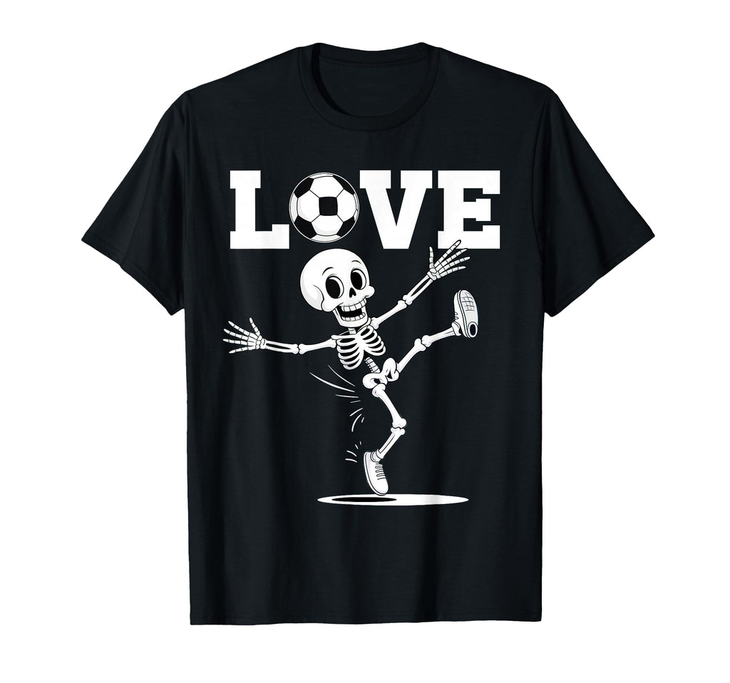 Soccer Ball Skeleton Football Fan T-Shirt - Novelty Apparel Unisex - T-Shirt, Sweatshirt, Hoodie