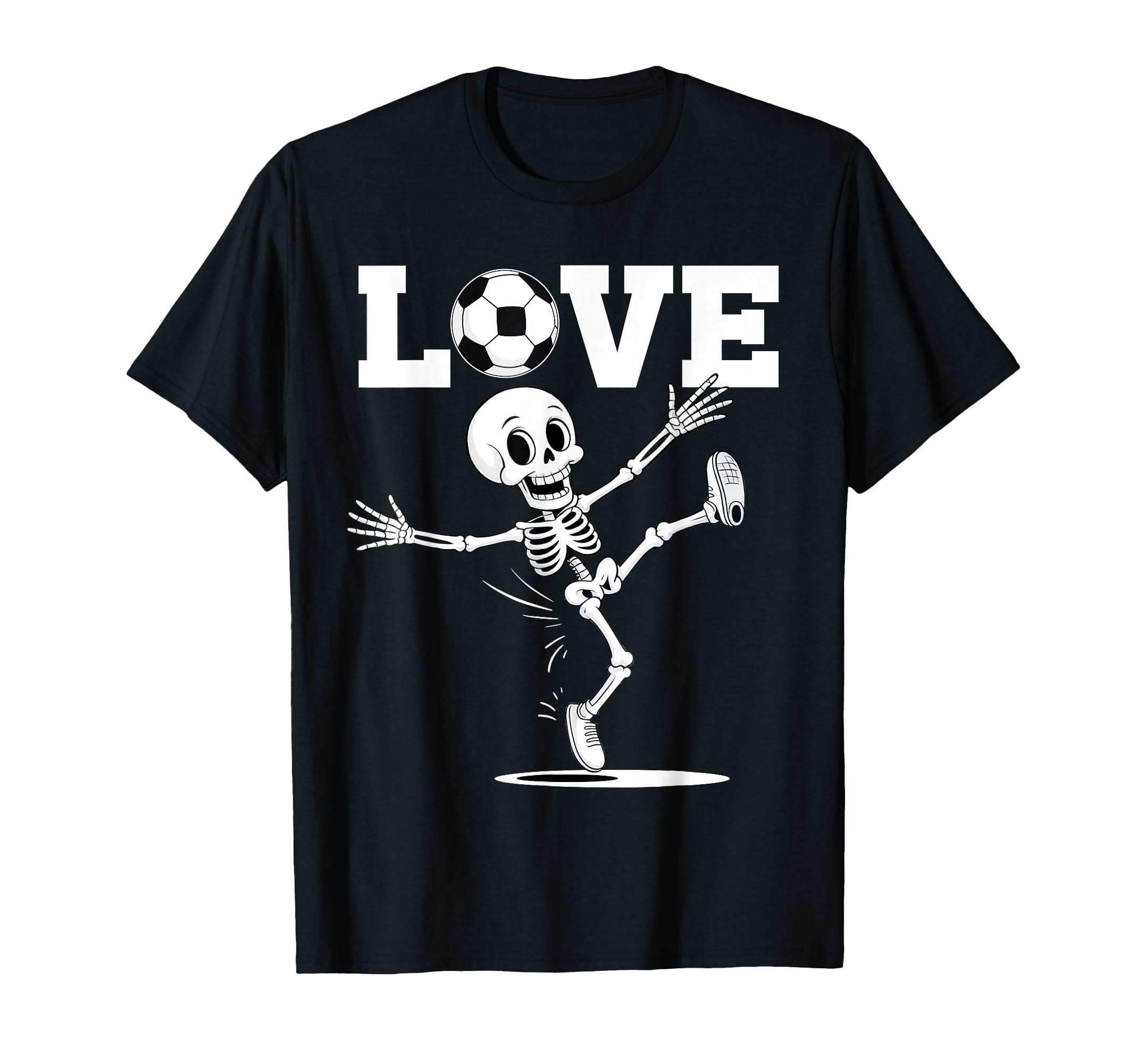 Soccer Ball Skeleton Football Fan T-Shirt - Novelty Apparel Unisex - T-Shirt, Sweatshirt, Hoodie