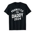Promoted Daddy 2024 First Time Dad Est T-Shirt - Unique Graphic Men Women - T-Shirt, Sweatshirt, Hoodie