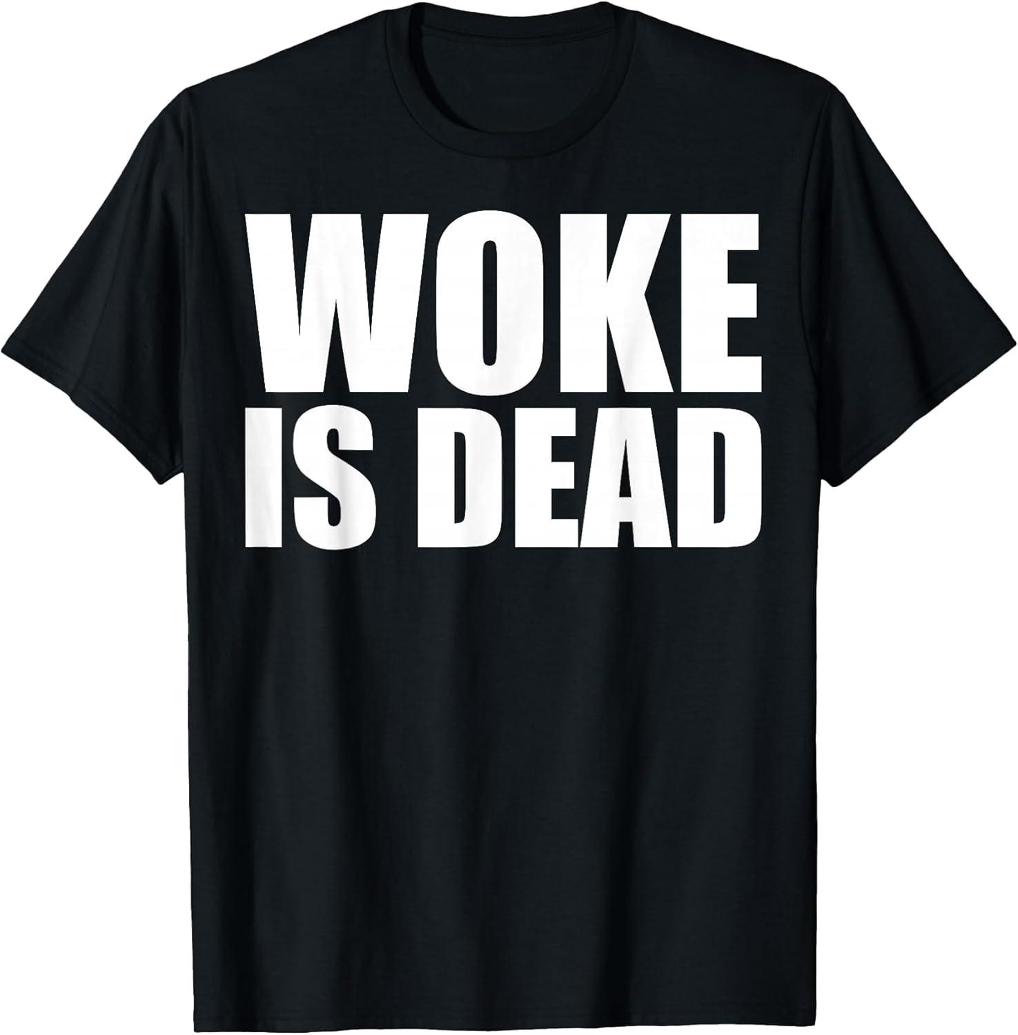Woke is Dead Funny Slogan Meme Quote for Sarcastic - Adult & Kids T-Shirts, Sweatshirts & Hoodies apparel design preview 1