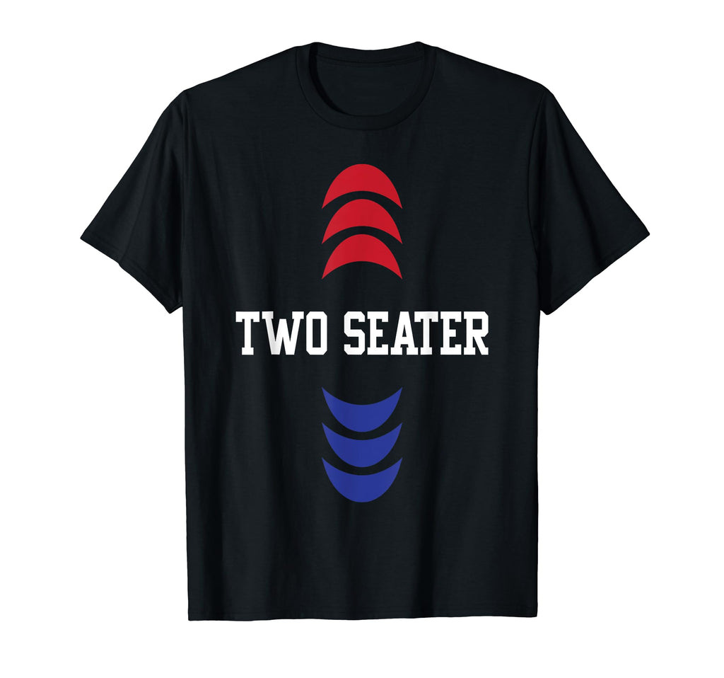 Two Seater 4Th July American Flag Dad T-Shirt - Graphic Print for Adults - T-Shirt, Sweatshirt, Hoodie