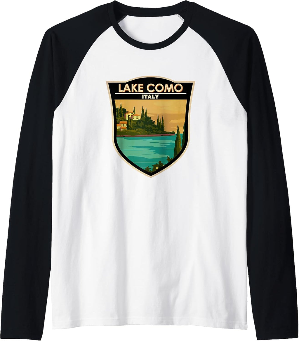 Lake Como Apparel Merch Vintage - Adult & Kids T-Shirts, Sweatshirts & Hoodies apparel design preview 1