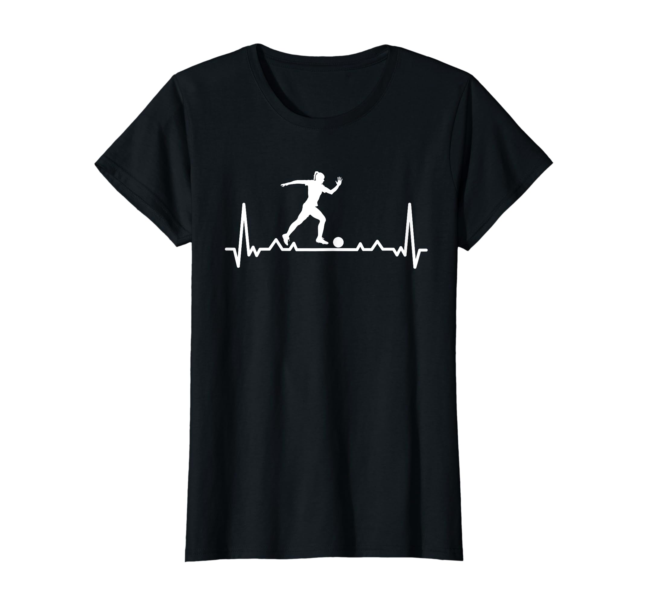 Soccer Heartbeat And Player Soccer T-Shirt - Custom Art Print for Adults - T-Shirt, Sweatshirt, Hoodie