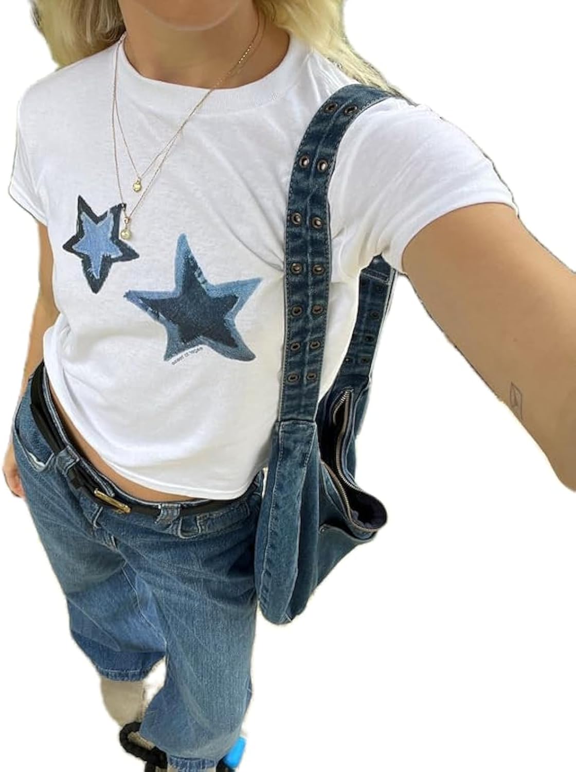 Y2k Cute Star Bow Graphic Print Baby Women Short - Adult & Kids T-Shirts, Sweatshirts & Hoodies apparel design preview 1