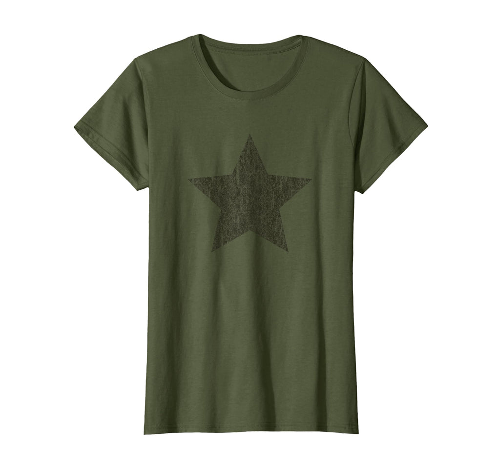 Star Distressed Grunge Green T-Shirt - Aesthetic Graphic Unisex - T-Shirt, Sweatshirt, Hoodie
