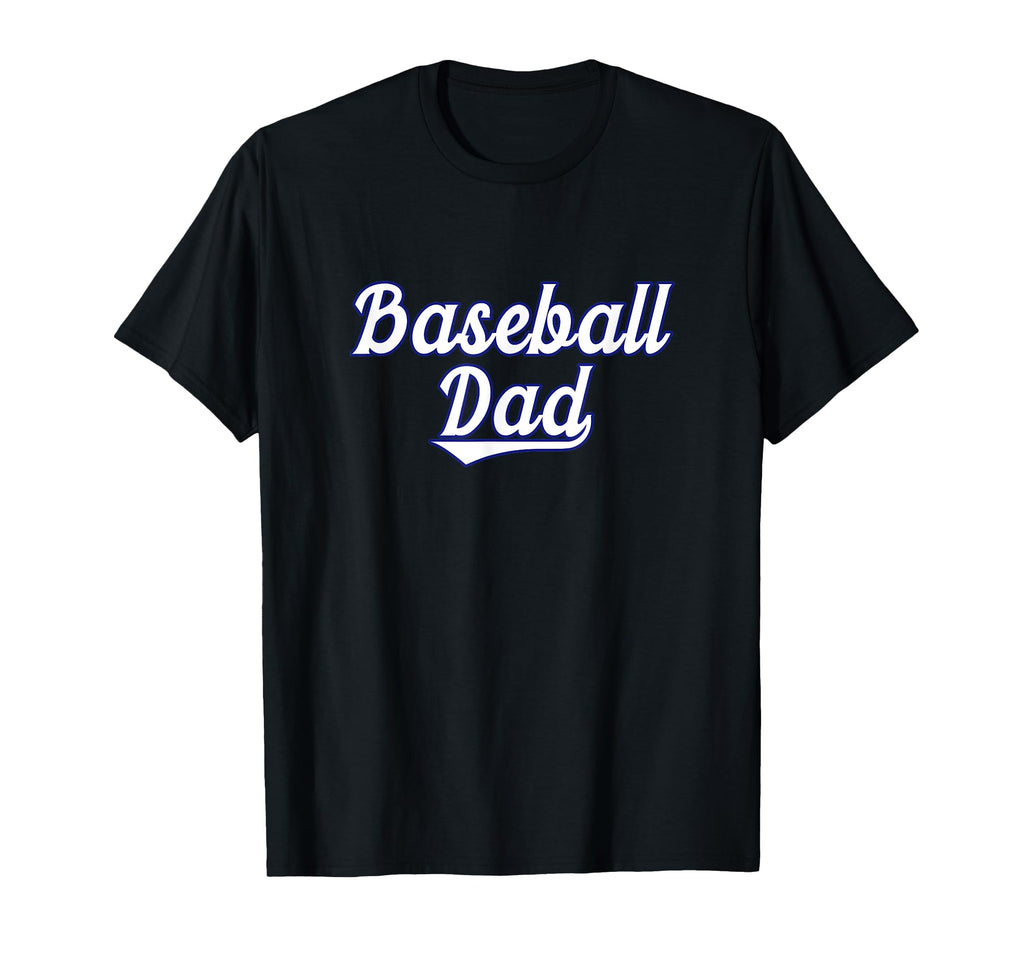 Baseball Dad Swooping Text T-Shirt - Casual Everyday Wear Unisex - T-Shirt, Sweatshirt, Hoodie