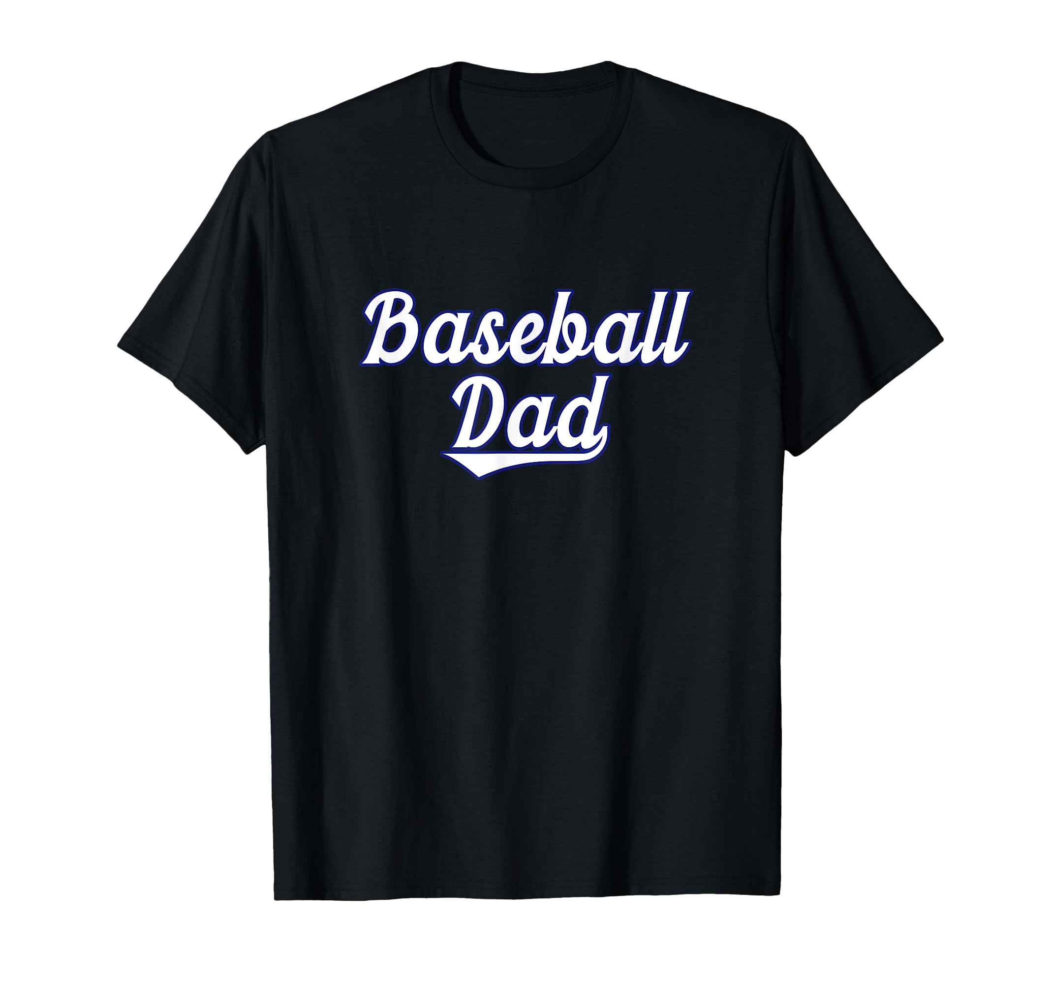 Baseball Dad Swooping Text T-Shirt - Casual Everyday Wear Unisex - T-Shirt, Sweatshirt, Hoodie