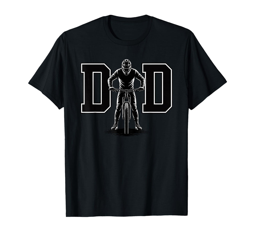Dad Cyclist Daddy Mountain Biking Mtb T-Shirt - Novelty Apparel for Adults - T-Shirt, Sweatshirt, Hoodie