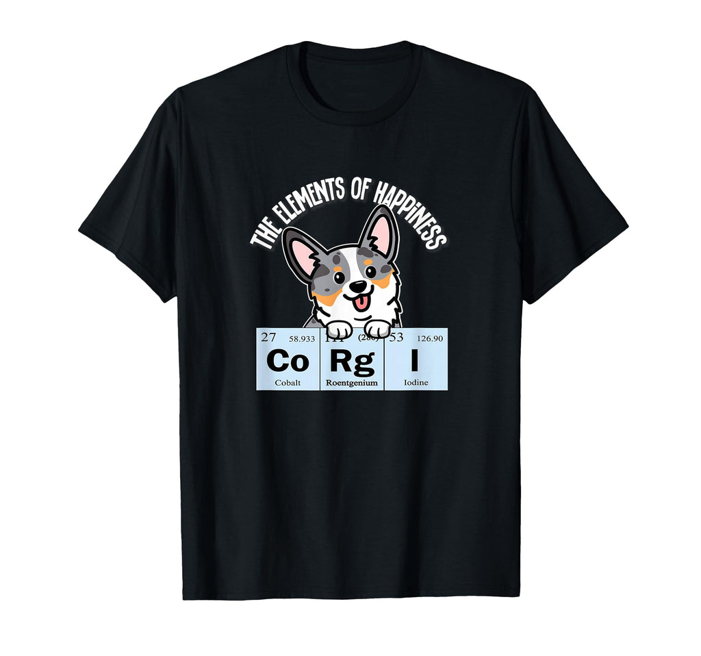 Funny Elements Happiness Blue Merle T-Shirt - Trendy Graphic for Adults - T-Shirt, Sweatshirt, Hoodie