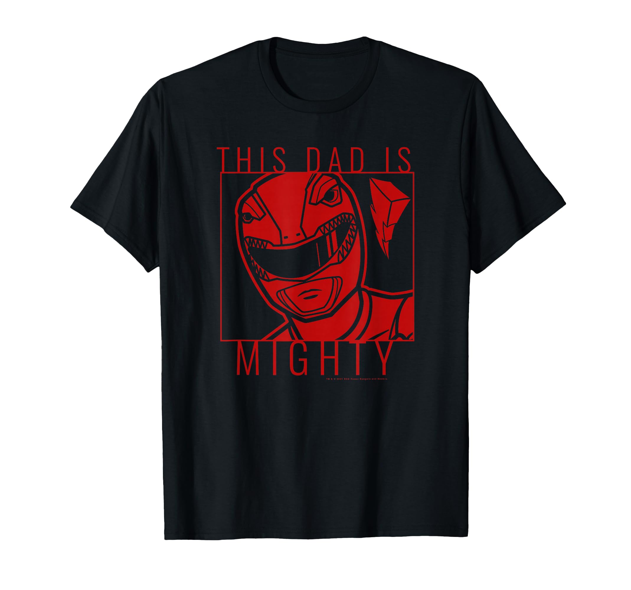 Power Rangers Fathers Day Red Ranger T-Shirt - Novelty Apparel for Adults - T-Shirt, Sweatshirt, Hoodie