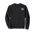 Soccer Heart Soccer Players Heart Sweatshirt - Aesthetic Graphic Unisex - T-Shirt, Sweatshirt, Hoodie