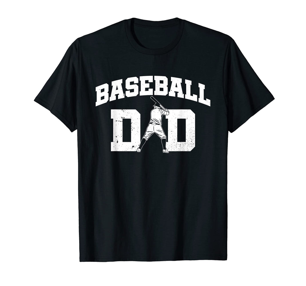 Mens Baseball Dad Fathers Day Baseball T-Shirt - Trendy Graphic for Adults - T-Shirt, Sweatshirt, Hoodie
