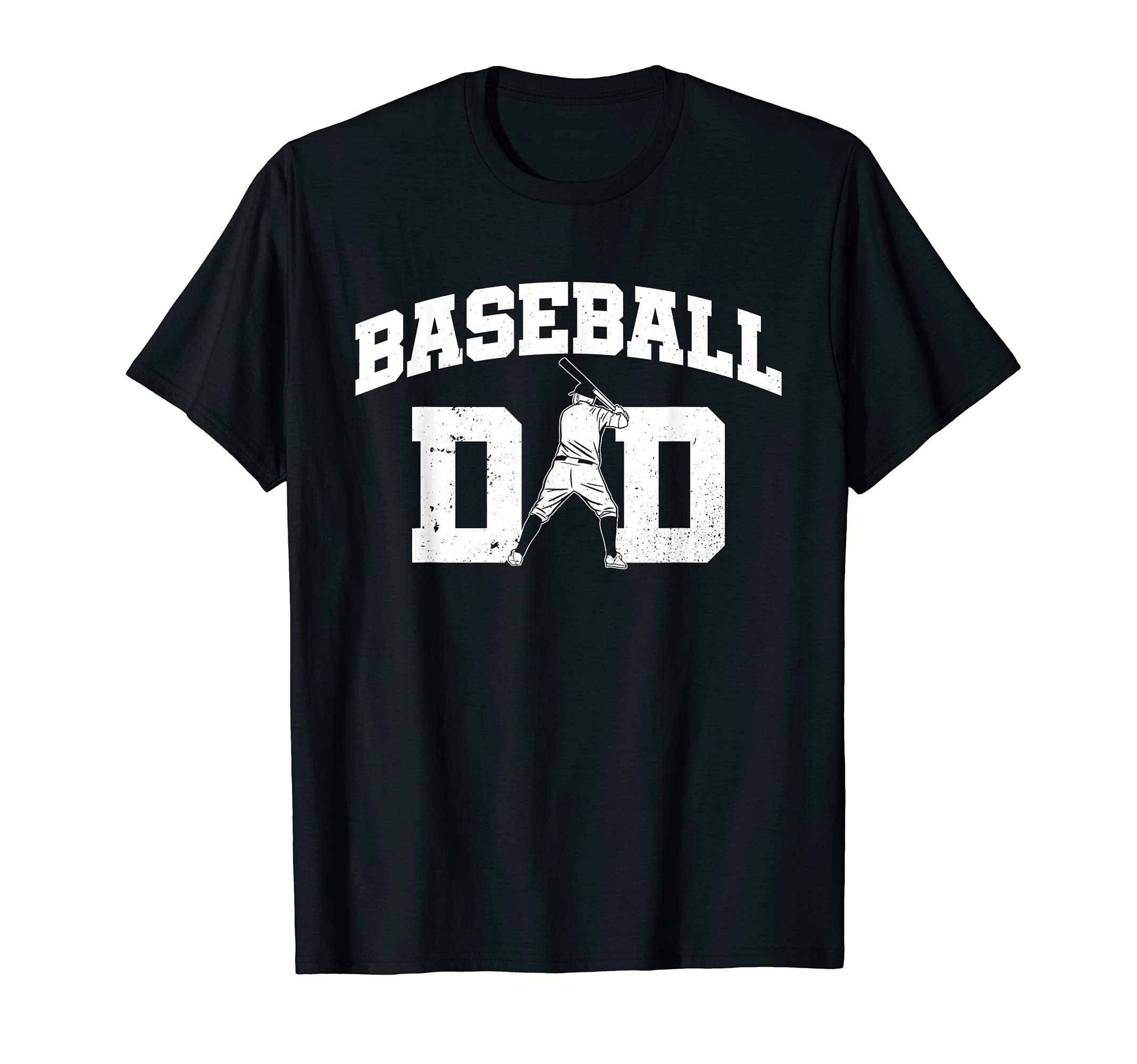 Mens Baseball Dad Fathers Day Baseball T-Shirt - Trendy Graphic for Adults - T-Shirt, Sweatshirt, Hoodie