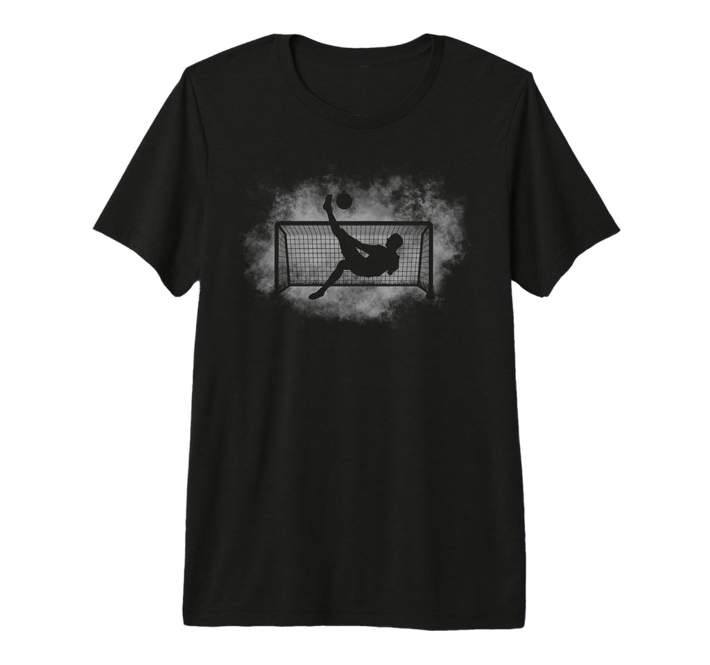 Goal Soccer Bicycle Kick Splash Art T-Shirt - Graphic Print Men Women - T-Shirt, Sweatshirt, Hoodie
