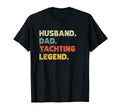 Mens Mens Funny Husband Dad Yachting T-Shirt - Minimalist Print Unisex - T-Shirt, Sweatshirt, Hoodie