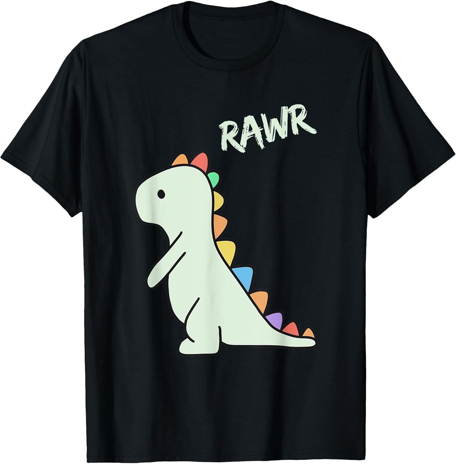 Cute Dino Rawr Dinosaur Roaring Funny Kid - Adult & Kids T-Shirts, Sweatshirts & Hoodies apparel design preview 1