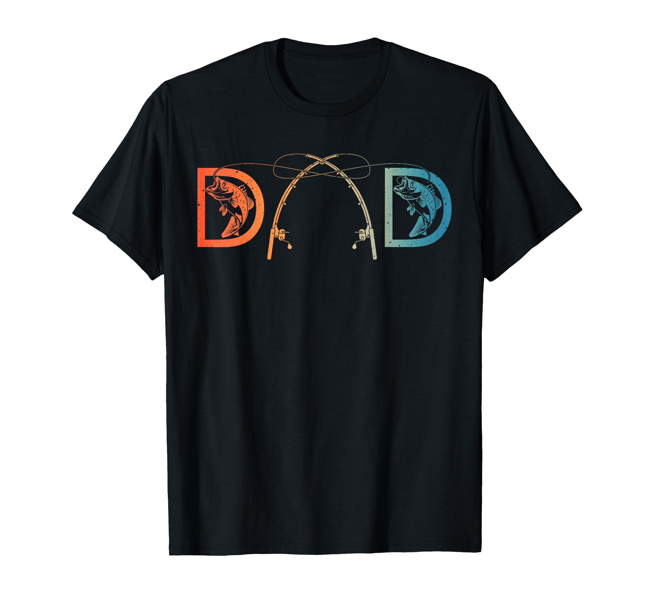 Funny Fishing Dad Art Dad Fathers Day T-Shirt - Unique Graphic Unisex - T-Shirt, Sweatshirt, Hoodie