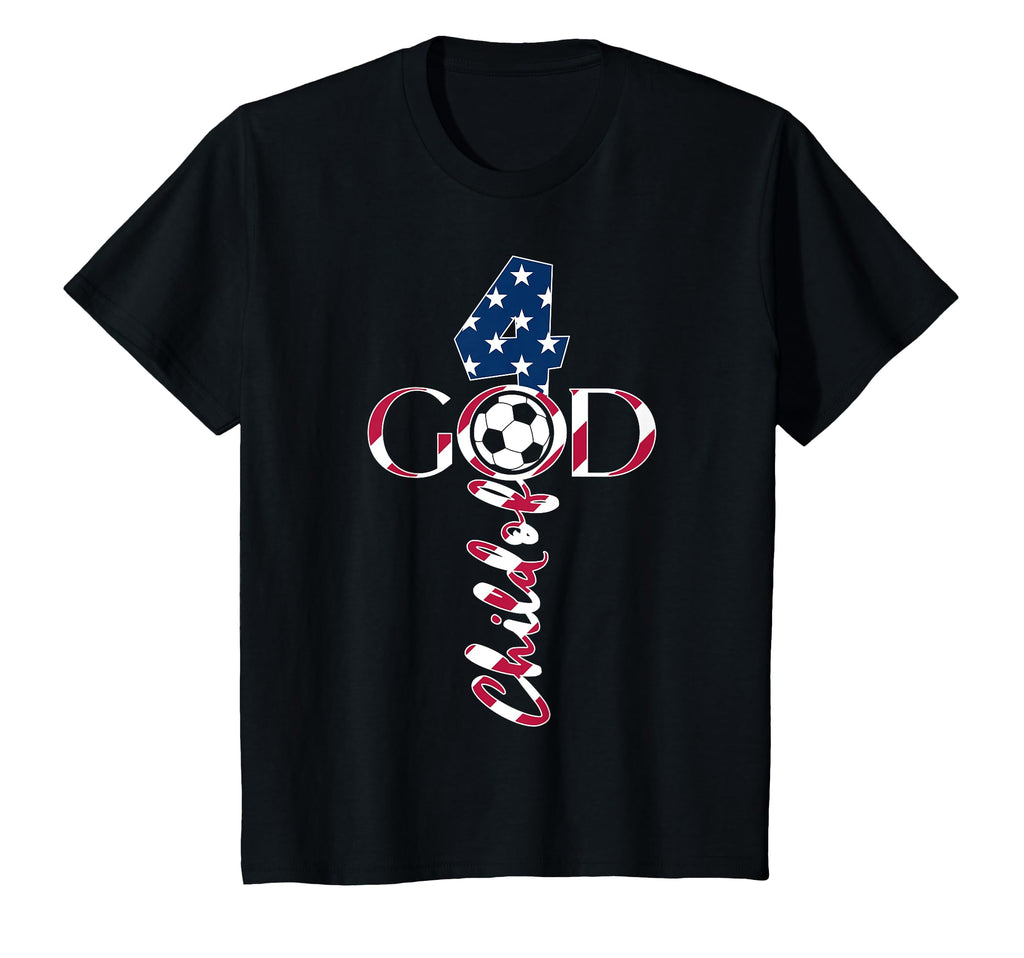Jesus 4 Years Child God Soccer 4Th T-Shirt - Graphic Print for Adults - T-Shirt, Sweatshirt, Hoodie