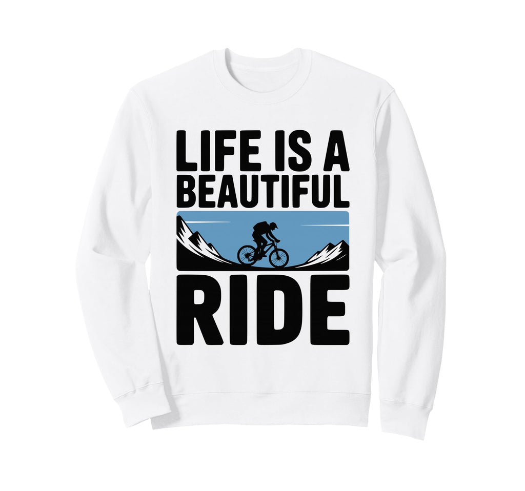 Funny Cycling Cyclist Bicycle Bike Joke Sweatshirt - Trendy Graphic Unisex - T-Shirt, Sweatshirt, Hoodie
