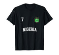 Nigeria Football 7 Back Nigerian T-Shirt - Minimalist Print for Adults - T-Shirt, Sweatshirt, Hoodie