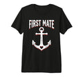 Captain And First Mate Matching T-Shirt - Casual Everyday Wear for Adults - T-Shirt, Sweatshirt, Hoodie