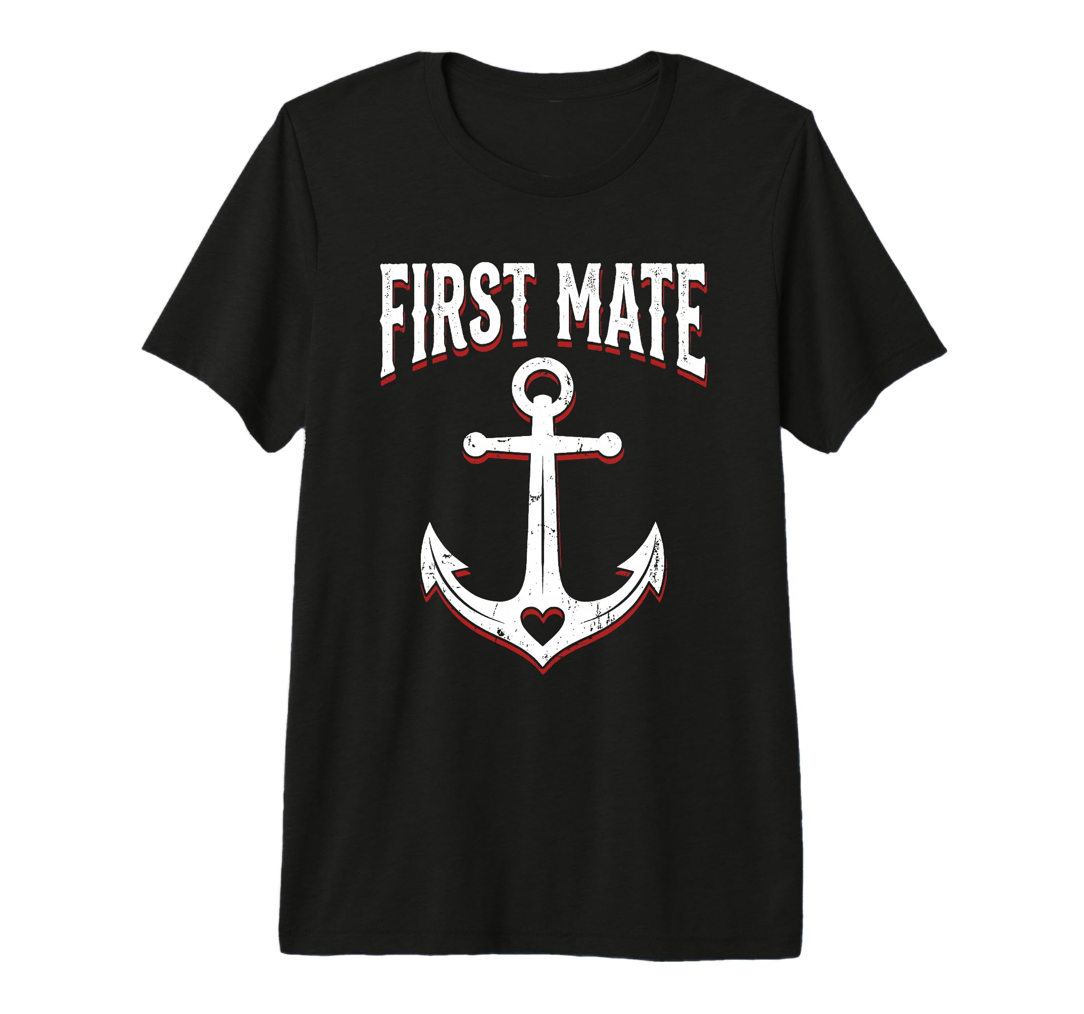 Captain And First Mate Matching T-Shirt - Casual Everyday Wear for Adults - T-Shirt, Sweatshirt, Hoodie