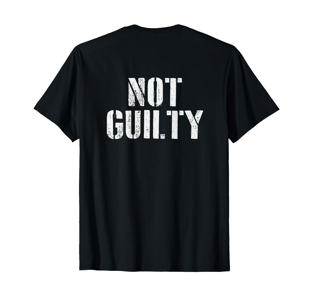 Snirt Not Guilty Innocent Free Peace Hoodie - Unique Graphic Unisex - T-Shirt, Sweatshirt, Hoodie