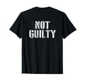 Snirt Not Guilty Innocent Free Peace Hoodie - Unique Graphic Unisex - T-Shirt, Sweatshirt, Hoodie