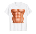 Mens Fake Abs Funny Dad Bod T-Shirt - Fun Novelty Design for Adults - T-Shirt, Sweatshirt, Hoodie