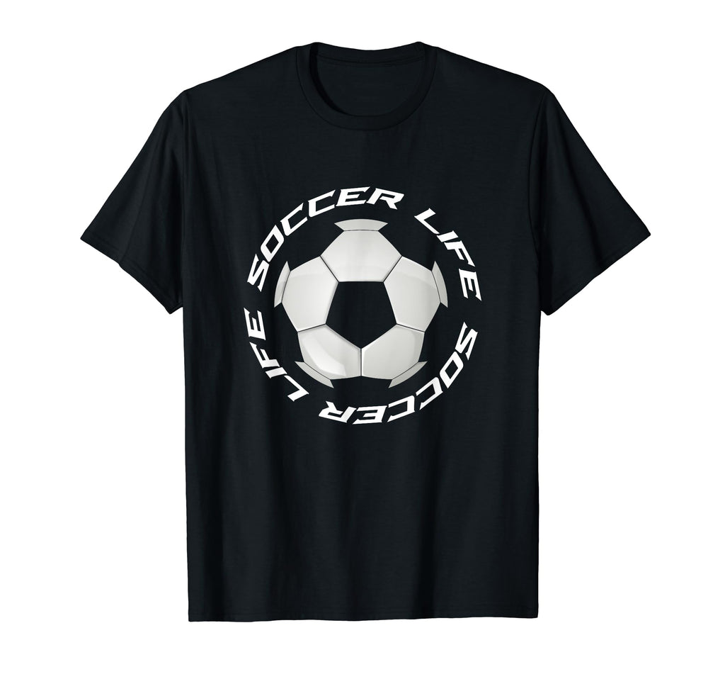Soccer Life Soccer Player Stylized Soccer T-Shirt - Novelty Apparel Unisex - T-Shirt, Sweatshirt, Hoodie
