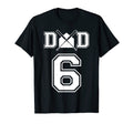 Number 6 Players Biggest Fan Baseball T-Shirt - Custom Art Print Men Women - T-Shirt, Sweatshirt, Hoodie