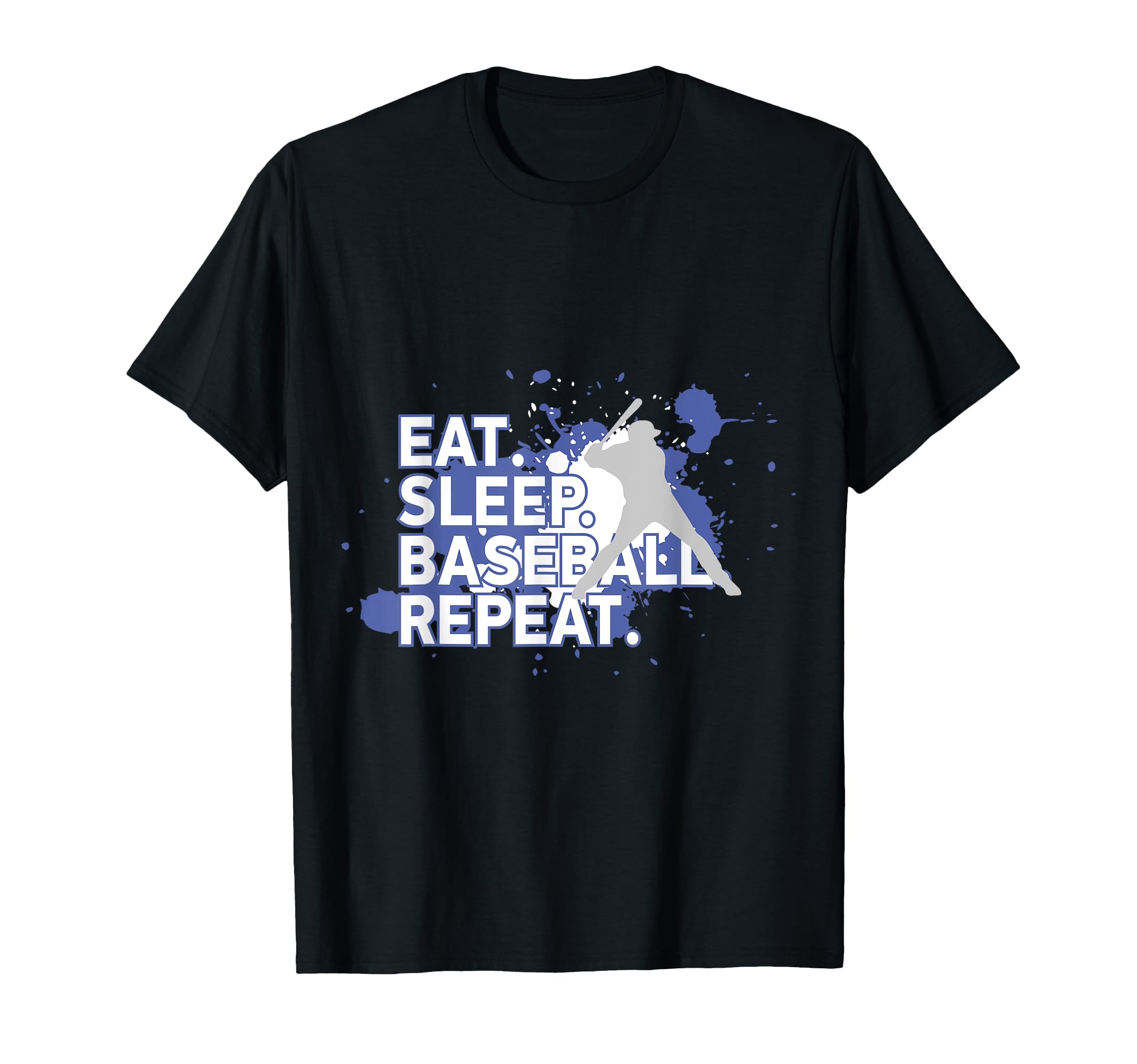 Baseball Gifts Eat Sleep Baseball T-Shirt - Aesthetic Graphic for Adults - T-Shirt, Sweatshirt, Hoodie
