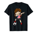 Dabbing Soccer Player American Flag T-Shirt - Unique Graphic Men Women - T-Shirt, Sweatshirt, Hoodie