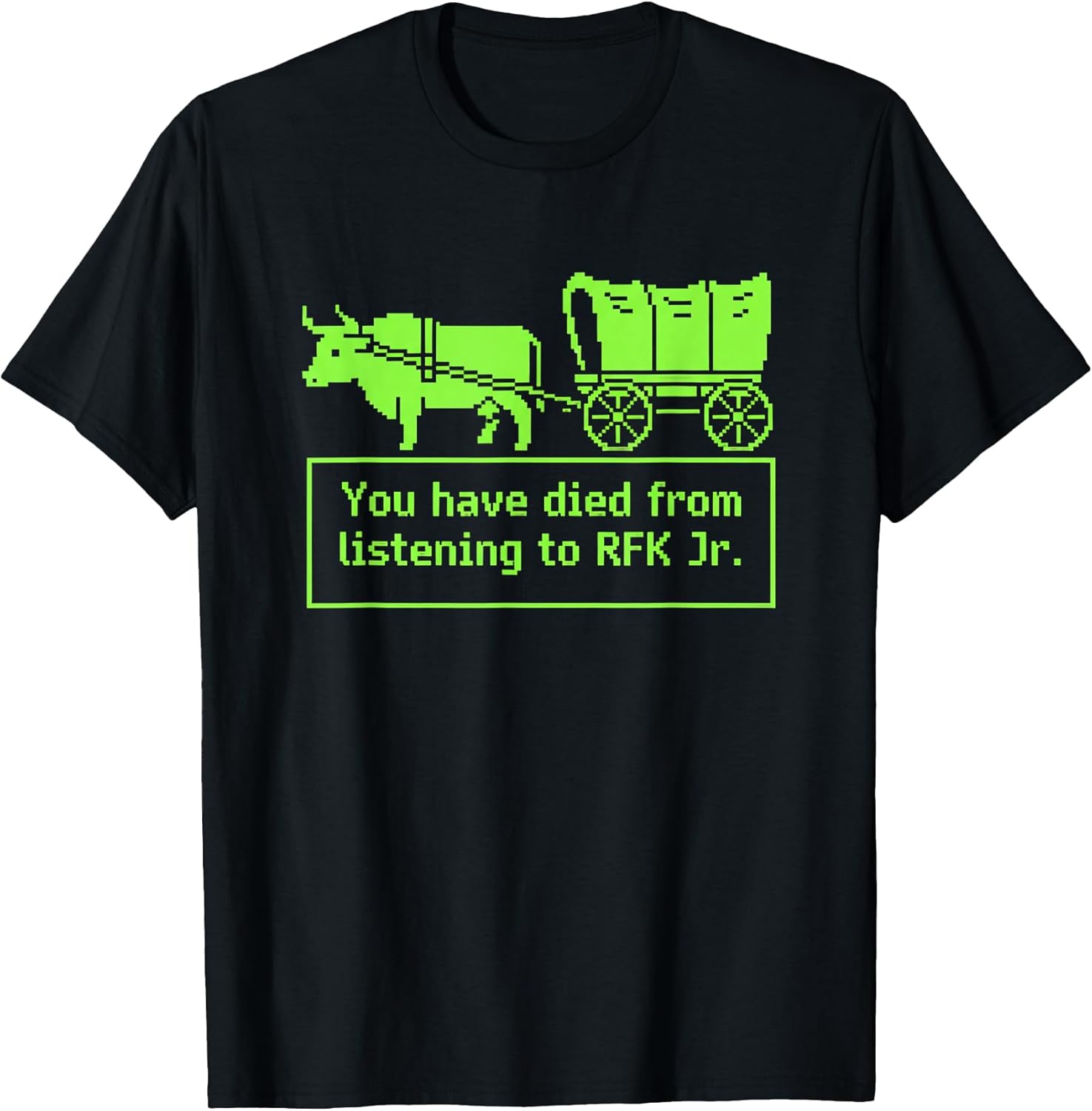 Funny You Have Died from Listening to RFK Jr Retro - Adult & Kids T-Shirts, Sweatshirts & Hoodies apparel design preview 1
