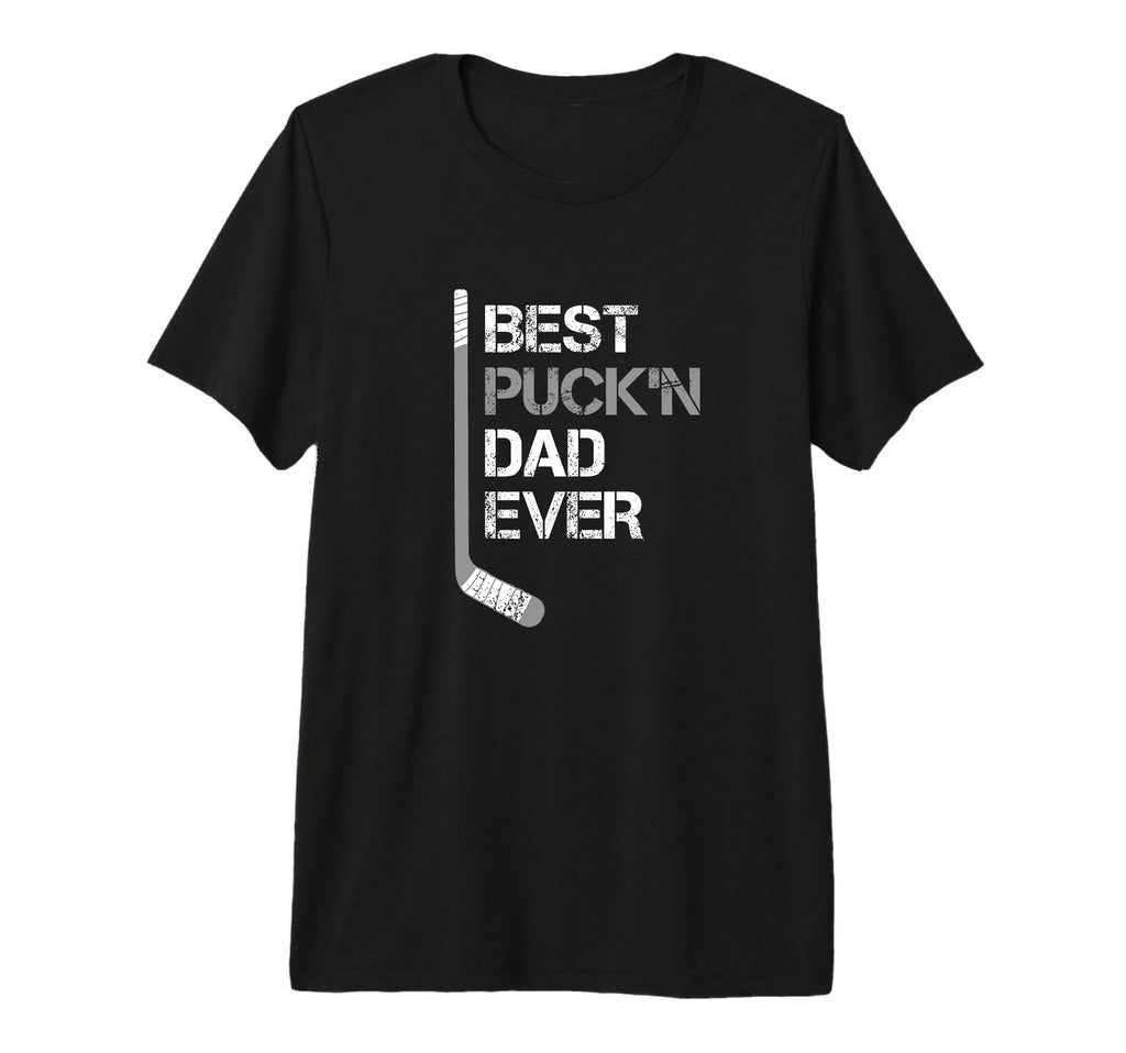 Funny Fathers Day Hockey Dad Best T-Shirt - Novelty Apparel for Adults - T-Shirt, Sweatshirt, Hoodie