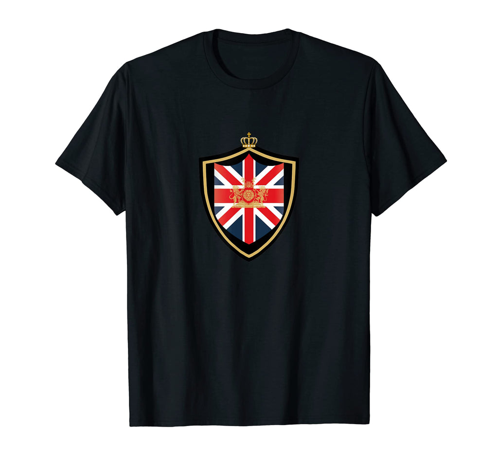 British Shield Royal Crest And Crown T-Shirt - Streetwear Style for Adults - T-Shirt, Sweatshirt, Hoodie
