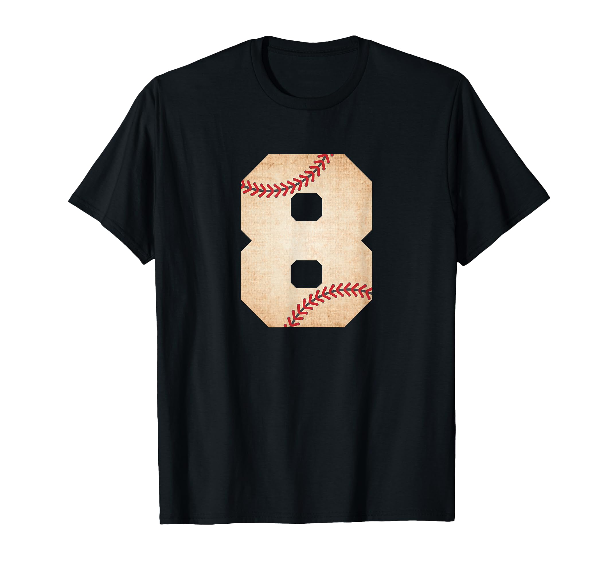 Baseball Number 8 Baseball Fan Mom T-Shirt - Minimalist Print Unisex - T-Shirt, Sweatshirt, Hoodie