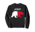 Papa Bear Malta Flag Maltese Roots Sweatshirt - Novelty Apparel for Adults - T-Shirt, Sweatshirt, Hoodie