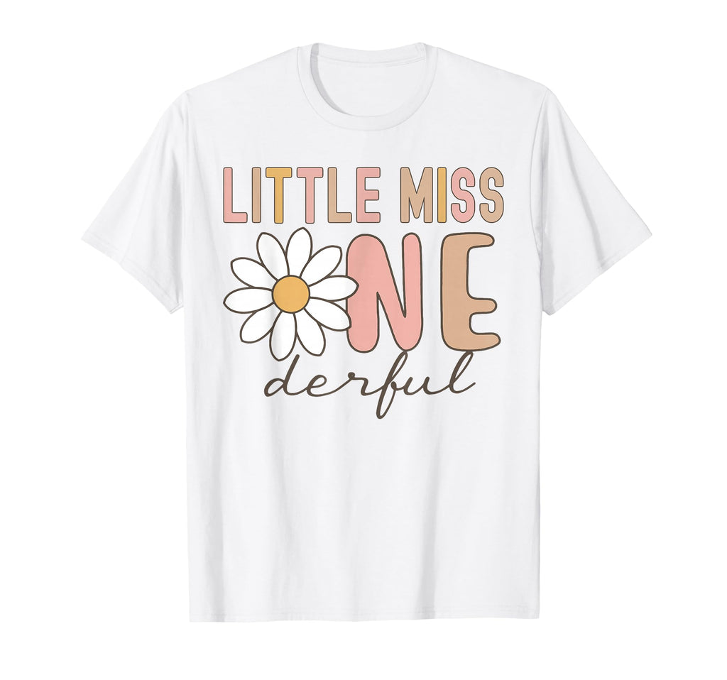 Little Miss Onederful First Birthday T-Shirt - Streetwear Style for Adults - T-Shirt, Sweatshirt, Hoodie