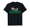 Spanish Feliz Navidad Santa Hat Fun Mexican T-Shirt - Graphic Print Unisex - T-Shirt, Sweatshirt, Hoodie