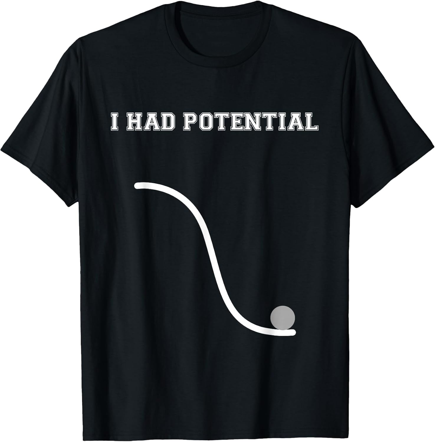 Retro Physics Joke - Adult & Kids T-Shirts, Sweatshirts & Hoodies apparel design preview 1