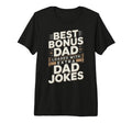 Best Bonus Dad Step Parent Stepfather T-Shirt - Graphic Print Unisex - T-Shirt, Sweatshirt, Hoodie