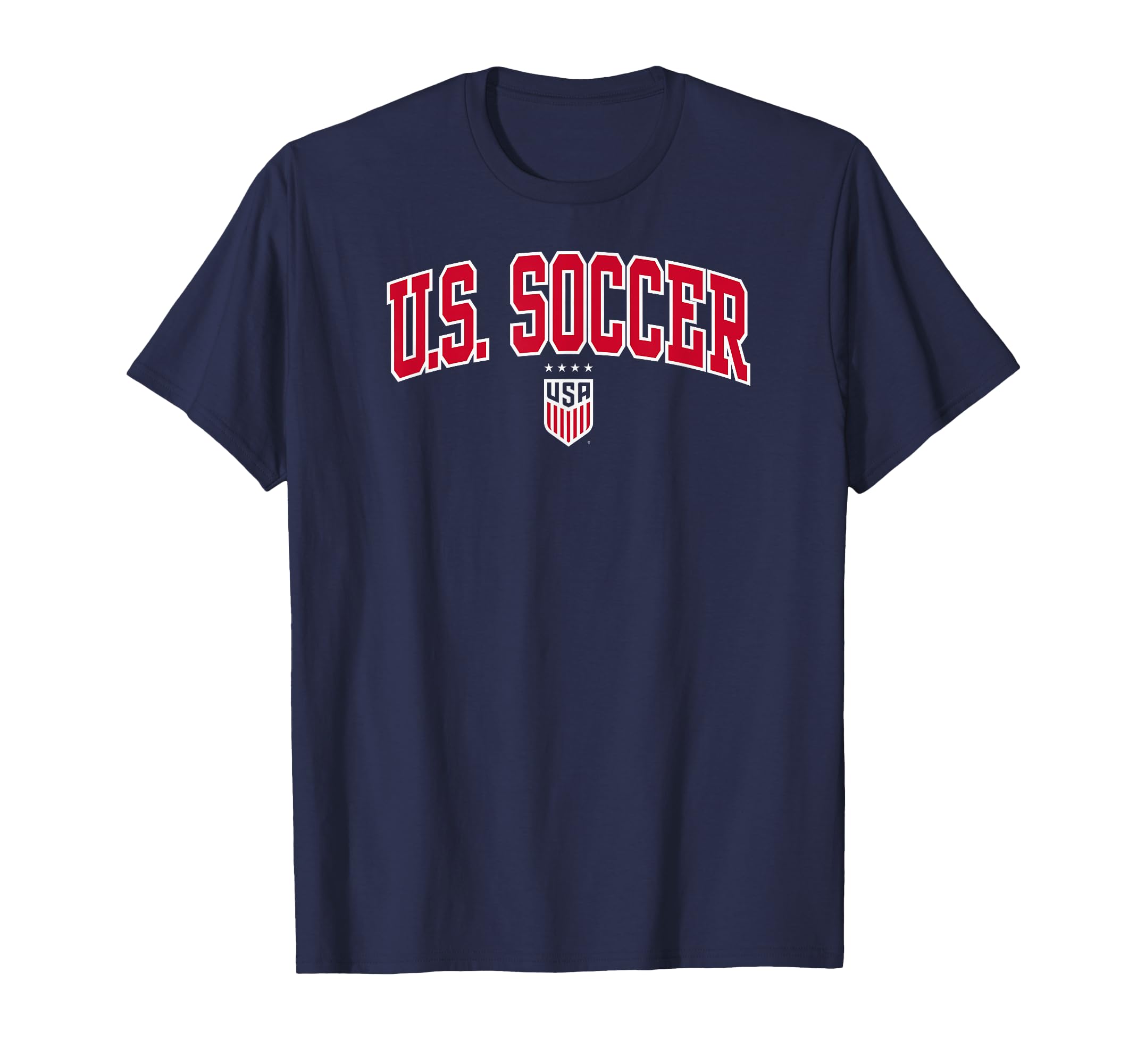 U S Soccer Arch Over Navy Uswnt T-Shirt - Novelty Apparel for Adults - T-Shirt, Sweatshirt, Hoodie
